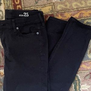 JCrew Black Reid Jeans Size 25